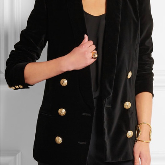 Classic Balmain Velvet Blazer - Picture 1 of 7
